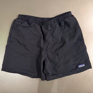Patagonia Black Baggies - Athletic Men's Shorts - Size Medium